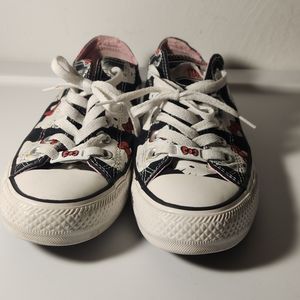Hello kitty converse low top 2018 (black n white)